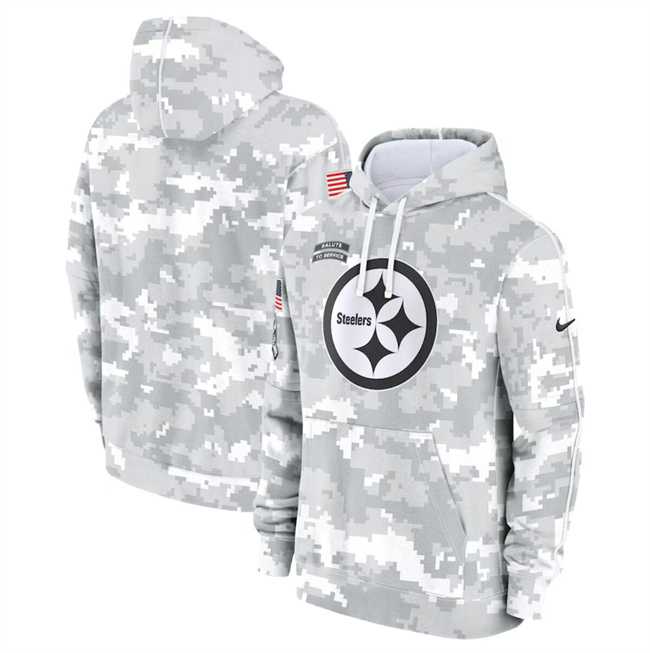 Men's Pittsburgh Steelers 2024 Arctic Camo Salute To Service Club Fleece Pullover Hoodie,We sell and wholesale Men's Pittsburgh Steelers 2024 Arctic Camo Salute To Service Club Fleece Pullover Hoodie on line form chian!